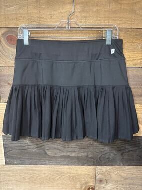 PRINCE Women’s Black Micro-Pleated Tennis Skirt Size M EUC